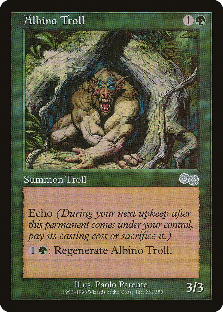 Image of Albino Troll [Urza's Saga]