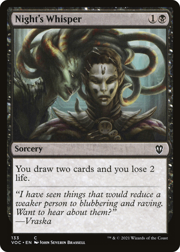 Image of Night's Whisper [Innistrad: Crimson Vow Commander]