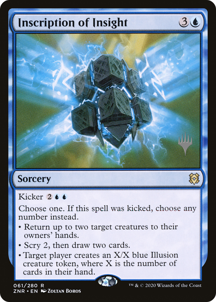 Image of Inscription of Insight (Promo Pack) [Zendikar Rising Promos]
