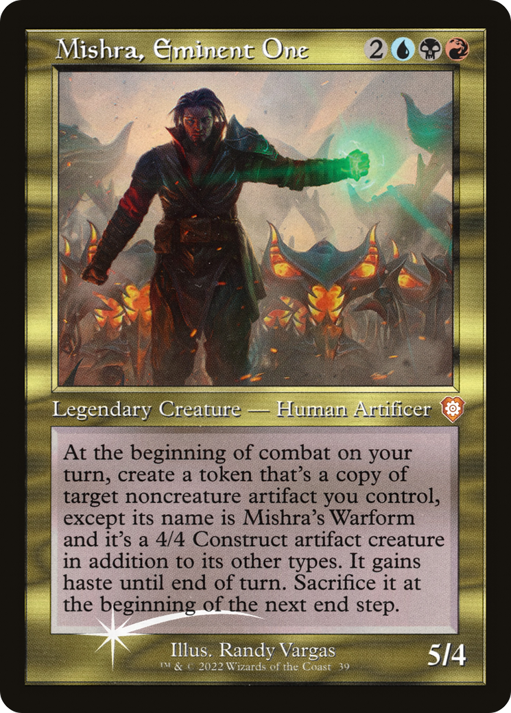 Image of Mishra, Eminent One (039) (Retro) (Display Commander) [The Brothers' War Commander]