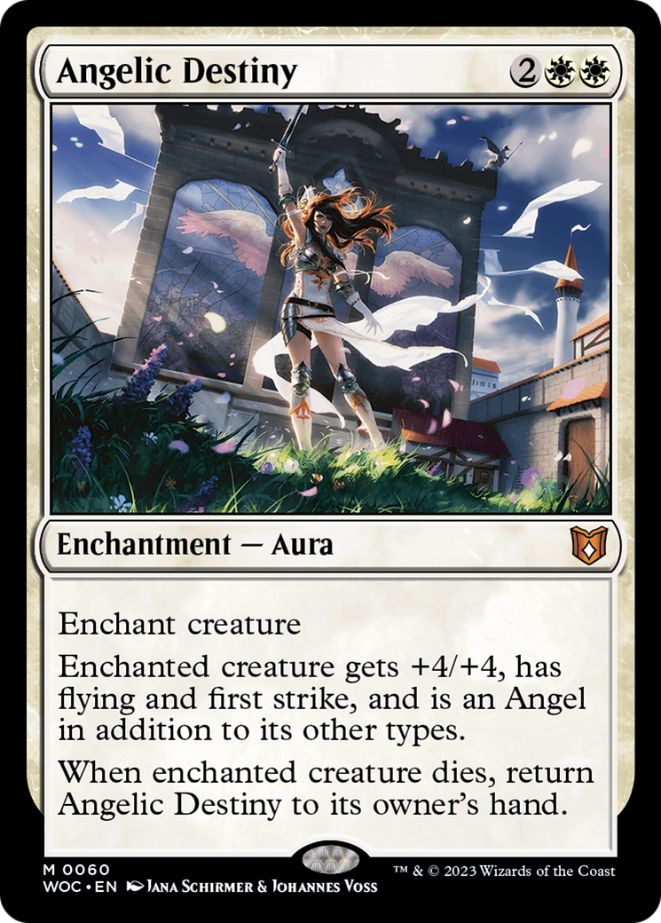 Image of Angelic Destiny [Wilds of Eldraine Commander]