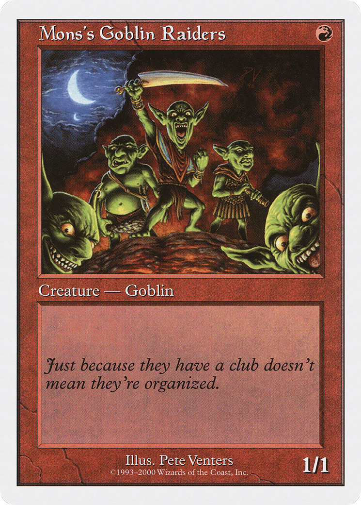 Image of Mons's Goblin Raiders [Starter 2000]