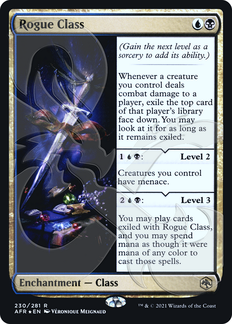 Image of Rogue Class (Ampersand Promo) [Dungeons & Dragons: Adventures in the Forgotten Realms Promos]