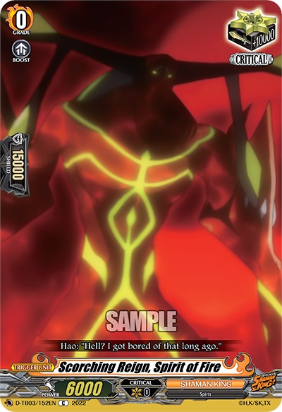 Image of Scorching Reign, Spirit of Fire (D-TB03/152EN) [Shaman King]
