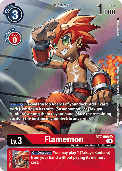 Image of Flamemon [BT7-008] (Alternate Art) [Next Adventure]