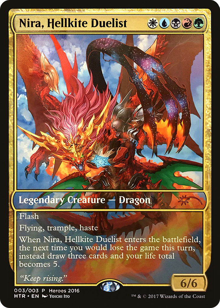 Image of Nira, Hellkite Duelist [Heroes of the Realm]