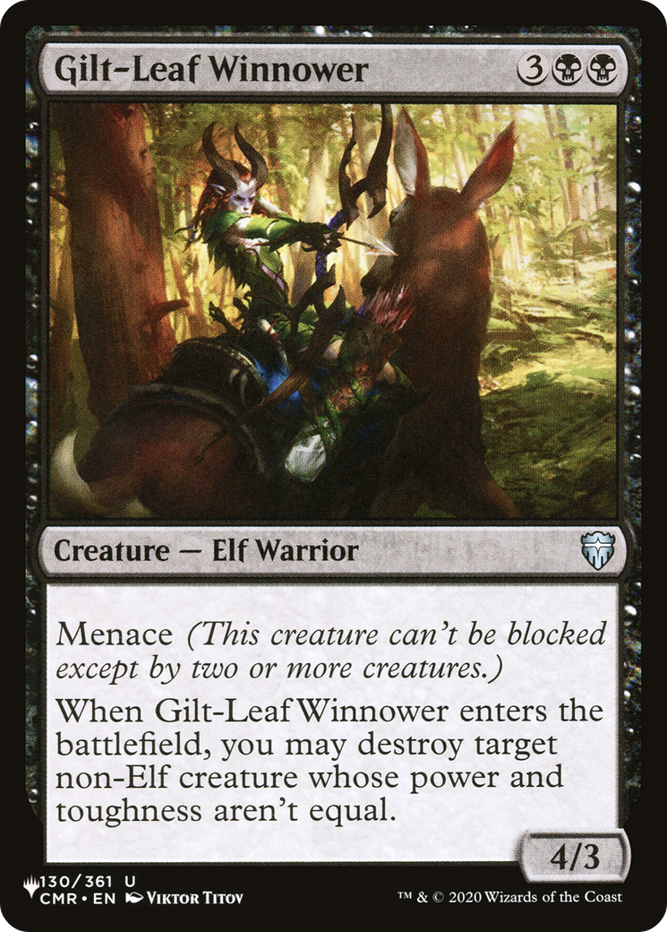 Image of Gilt-Leaf Winnower [The List]