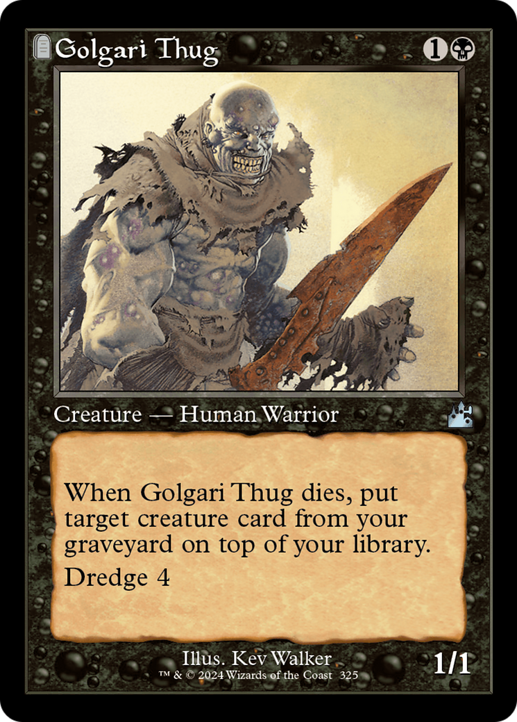 Image of Golgari Thug (Retro Frame) [Ravnica Remastered]