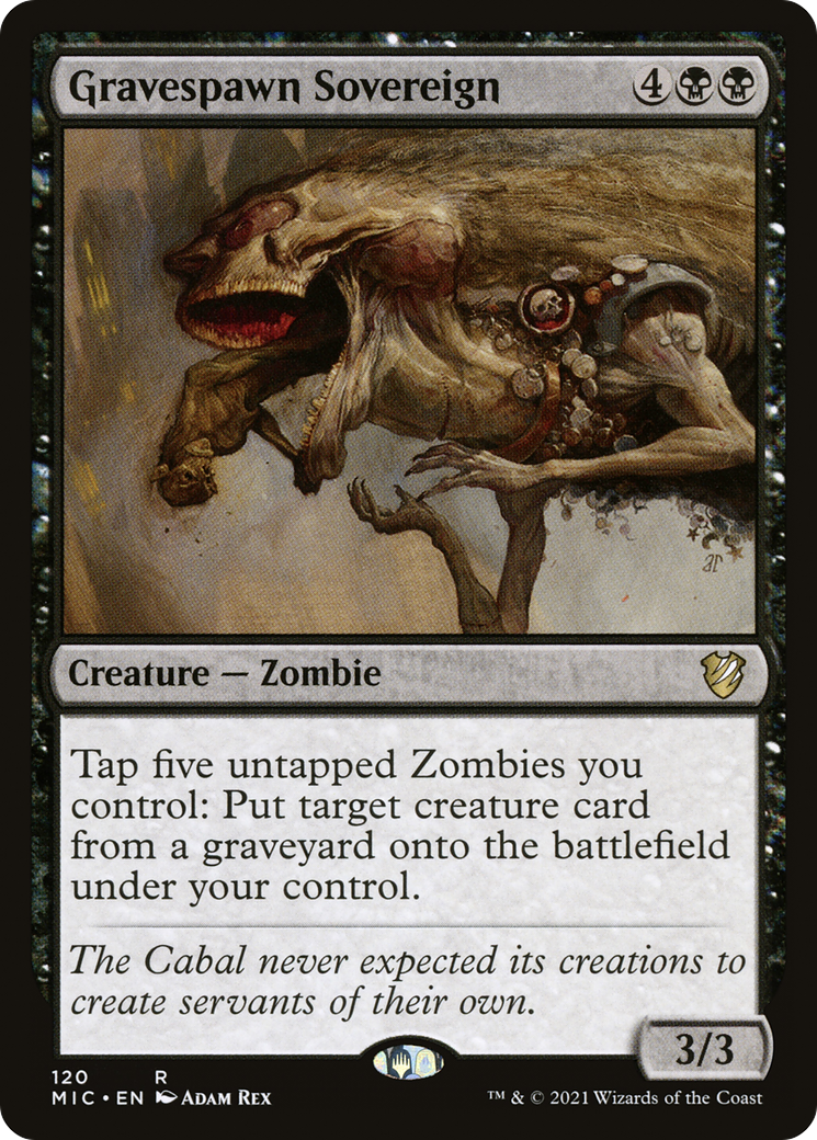 Image of Gravespawn Sovereign [Innistrad: Midnight Hunt Commander]