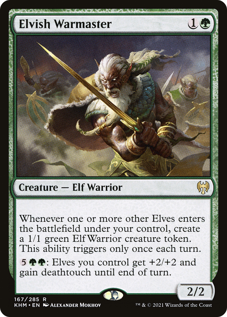 Image of Elvish Warmaster [Kaldheim]