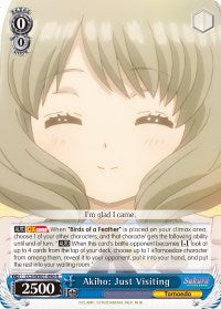 Image of Akiho: Just Visiting (CCS/WX01-080 R) [Cardcaptor Sakura: Clear Card]