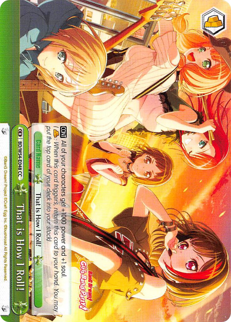 Image of That is How I Roll! (BD/W54-E048 CC) [BanG Dream! Girls Band Party!]