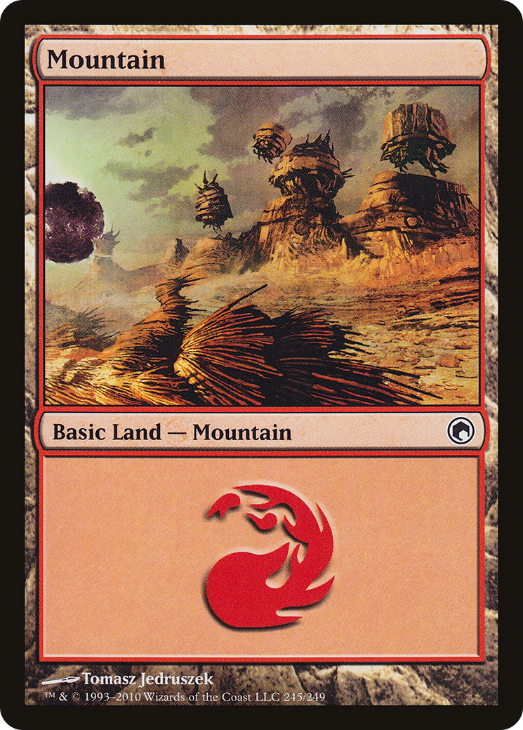 Image of Mountain (245) [Scars of Mirrodin]