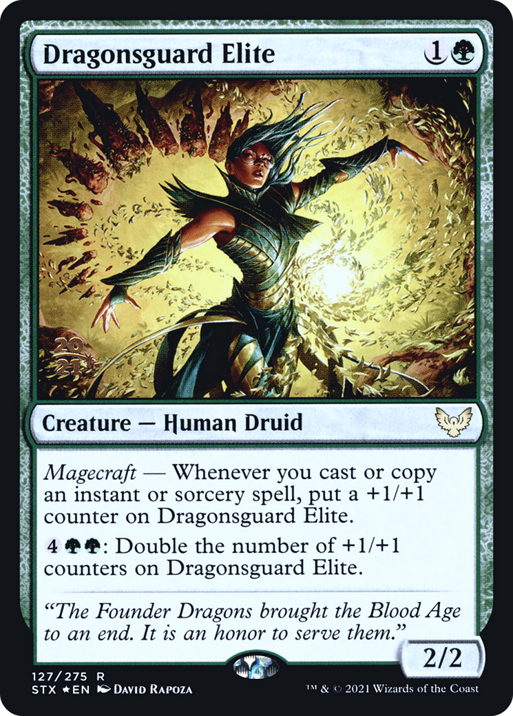 Image of Dragonsguard Elite [Strixhaven: School of Mages Prerelease Promos]