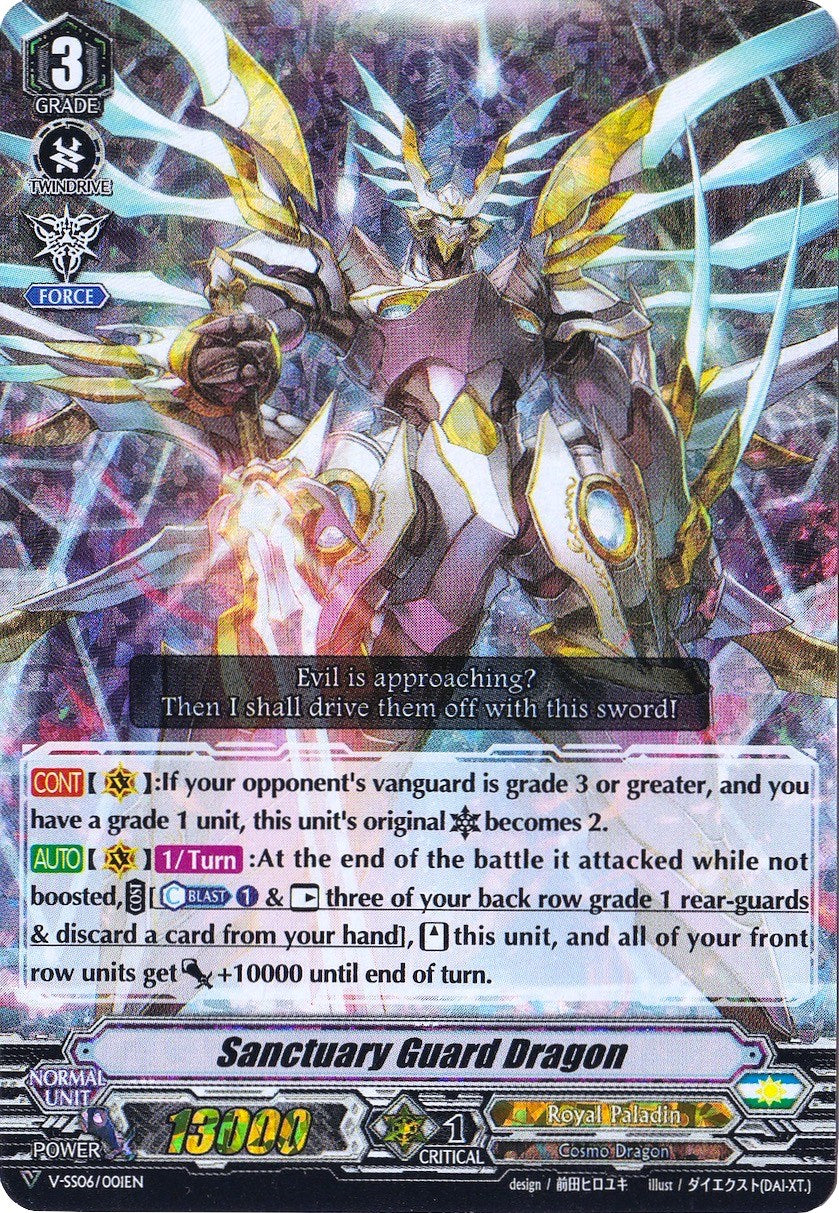 Image of Sanctuary Guard Dragon (Vanguard Rare) (V-SS06/001EN) [Valiant Sanctuary]