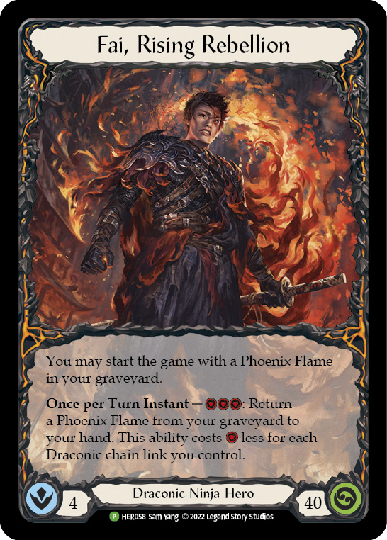 Image of Fai, Rising Rebellion [HER058] (Promo)  Cold Foil