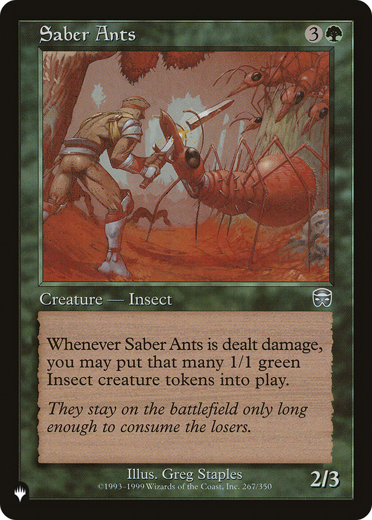 Image of Saber Ants [The List]