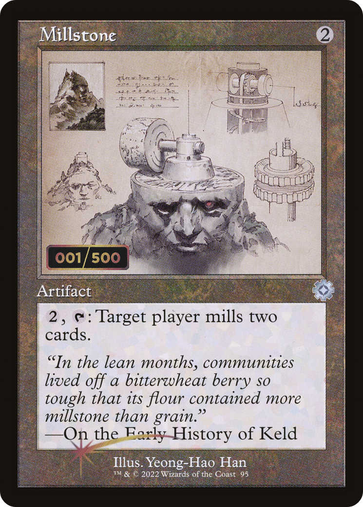 Image of Millstone (Retro Schematic) (Serialized) [The Brothers' War Retro Artifacts]