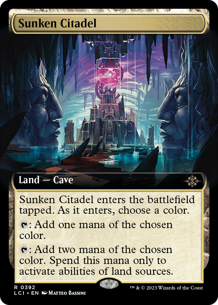 Image of Sunken Citadel (Extended Art) [The Lost Caverns of Ixalan]