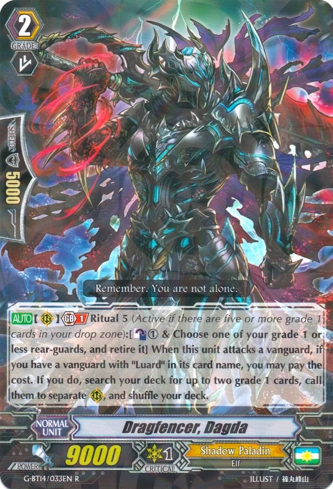 Image of Dragfencer, Dagda (G-BT14/033EN) [Divine Dragon Apocrypha]