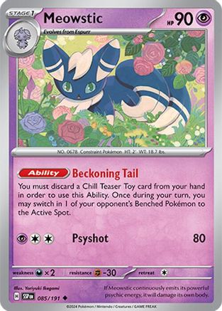 Image of Meowstic (085/191) [Scarlet & Violet: Surging Sparks]