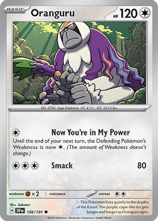 Image of Oranguru (156/191) [Scarlet & Violet: Surging Sparks]