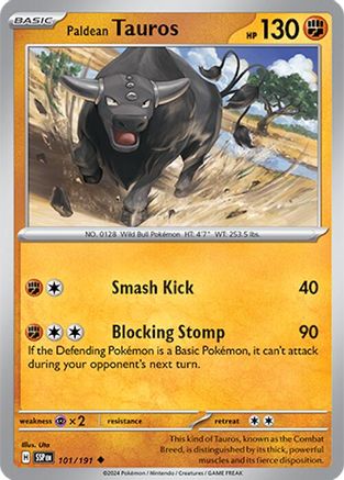 Image of Paldean Tauros (101/191) [Scarlet & Violet: Surging Sparks]