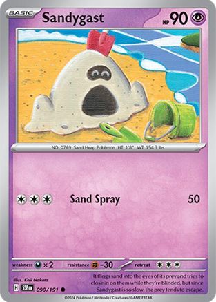 Image of Sandygast (090/191) [Scarlet & Violet: Surging Sparks]