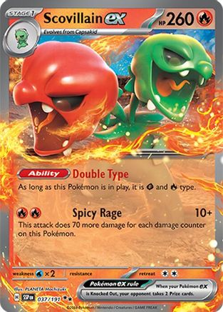 Image of Scovillain ex (037/191) [Scarlet & Violet: Surging Sparks]