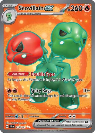 Image of Scovillain ex (216/191) [Scarlet & Violet: Surging Sparks]