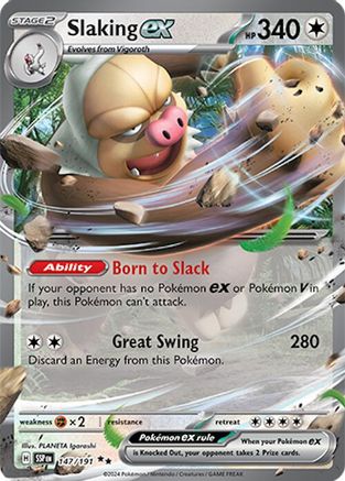 Image of Slaking ex (147/191) [Scarlet & Violet: Surging Sparks]
