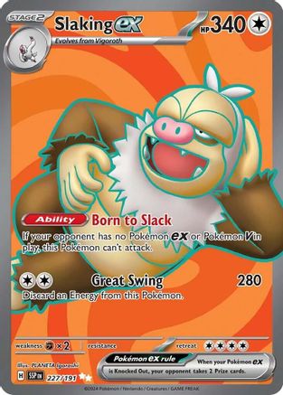 Image of Slaking ex (227/191) [Scarlet & Violet: Surging Sparks]