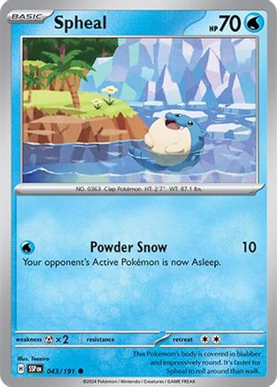 Image of Spheal (043/191) [Scarlet & Violet: Surging Sparks]