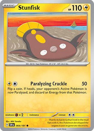 Image of Stunfisk (064/191) [Scarlet & Violet: Surging Sparks]