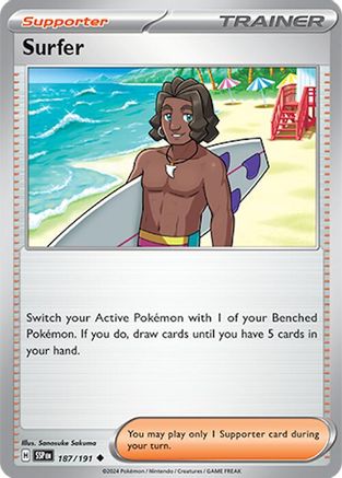 Image of Surfer (187/191) [Scarlet & Violet: Surging Sparks]