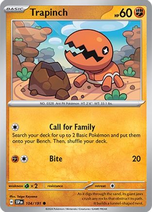 Image of Trapinch (104/191) [Scarlet & Violet: Surging Sparks]