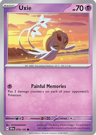 Image of Uxie (078/191) [Scarlet & Violet: Surging Sparks]