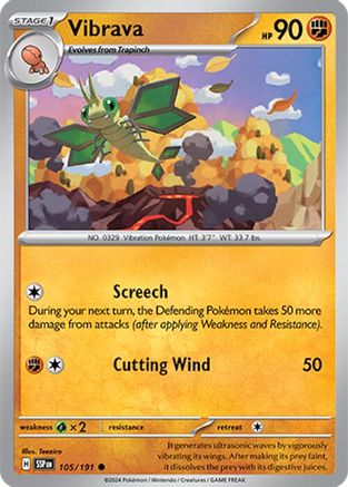 Image of Vibrava (105/191) [Scarlet & Violet: Surging Sparks]