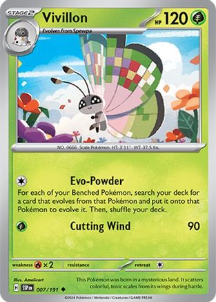 Image of Vivillon (007/191) [Scarlet & Violet: Surging Sparks]