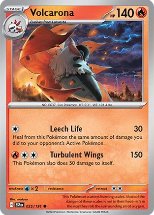 Image of Volcarona (025/191) [Scarlet & Violet: Surging Sparks]