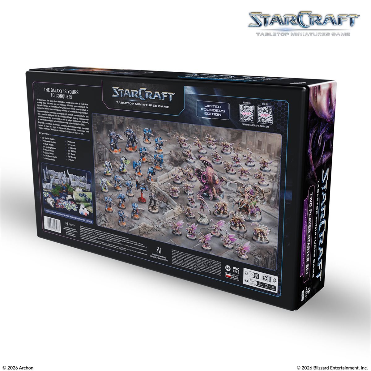 Image of Starcraft: Tabletop Miniatures Game - Two Player Starter Set: Founders Edition