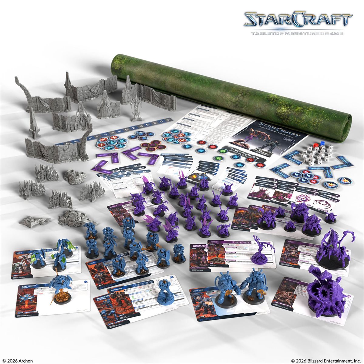 Image of Starcraft: Tabletop Miniatures Game - Two Player Starter Set: Founders Edition