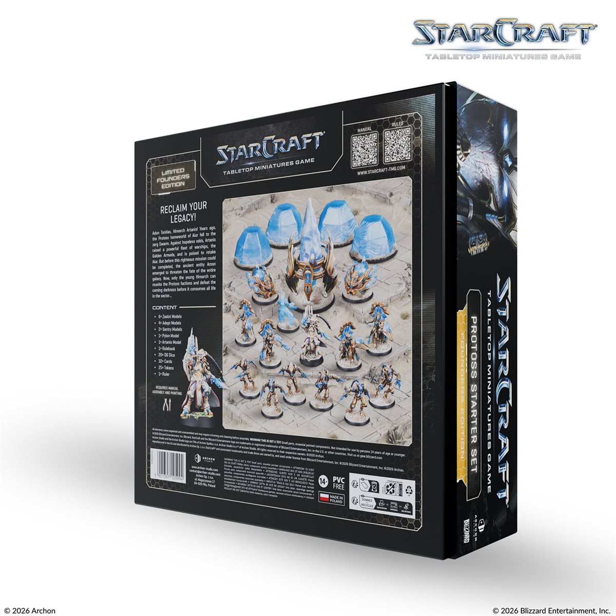 Image of Starcraft: Tabletop Miniatures Game - Protoss Starter Set: Founders Edition
