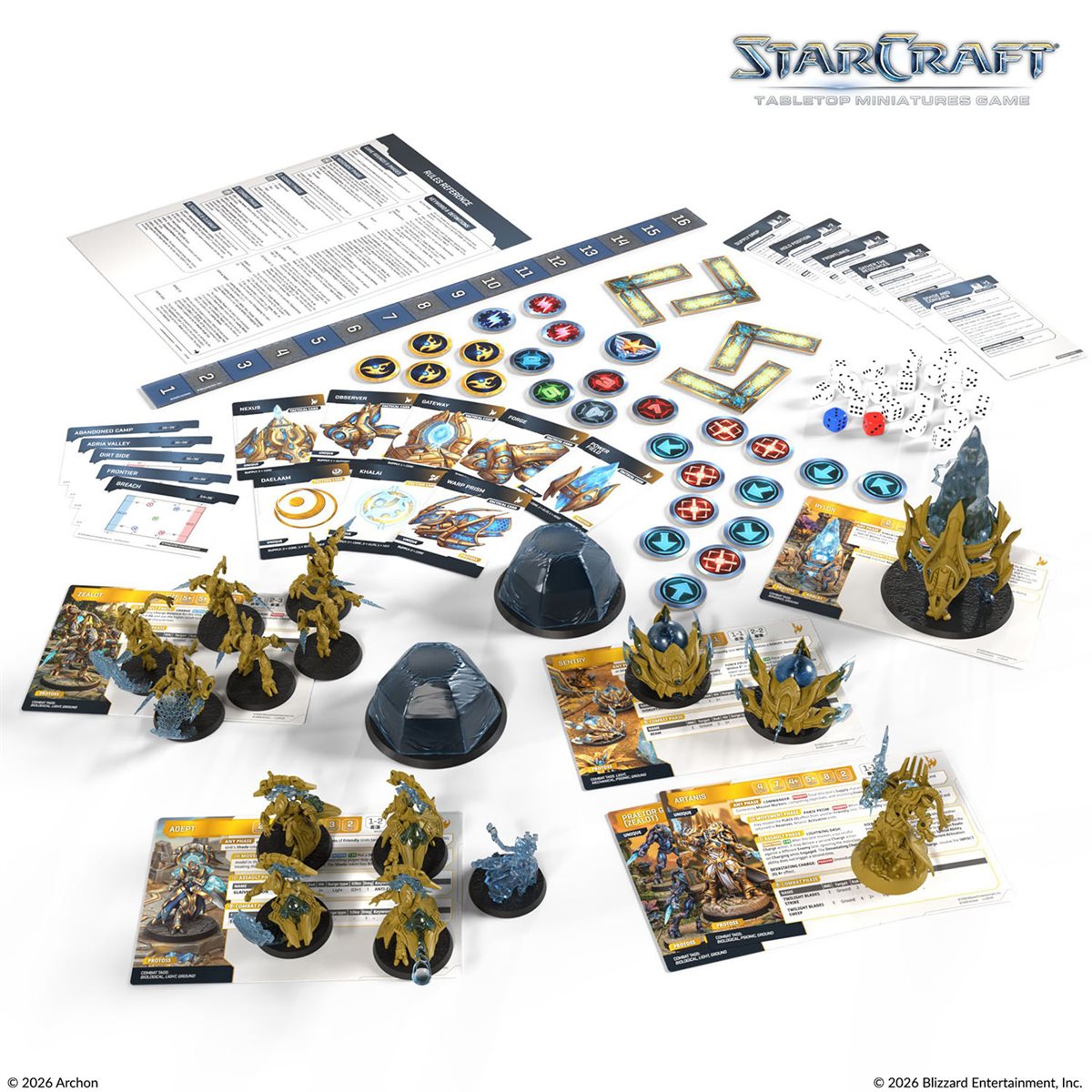 Image of Starcraft: Tabletop Miniatures Game - Protoss Starter Set: Founders Edition