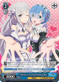 Image of Welcome to This World! Emilia & Rem (RZ/S46-TE35R RRR) [Re:ZERO]