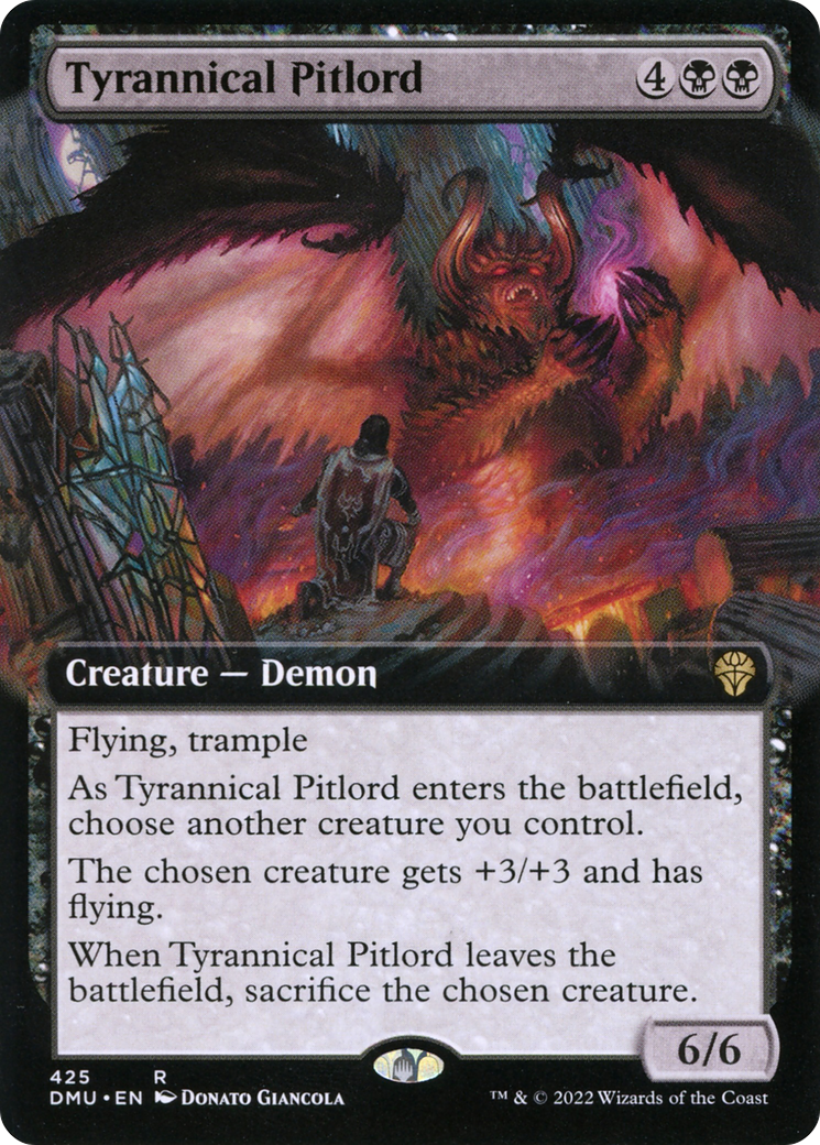 Image of Tyrannical Pitlord (Extended Art) [Dominaria United]