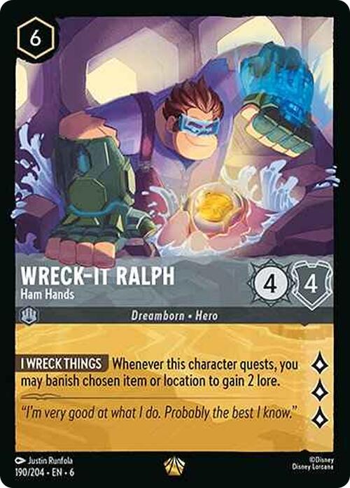 Image of Wreck-It Ralph - Ham Hands (190/204) [Azurite Sea]