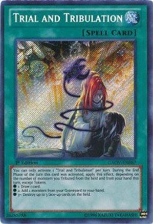 Image of Trial and Tribulation [GAOV-EN087] Secret Rare
