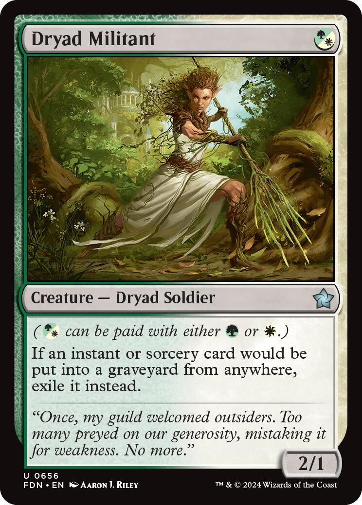 Image of Dryad Militant [Foundations]