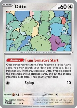 Image of Ditto (132/165) (Non-Holo) [Scarlet & Violet 151]